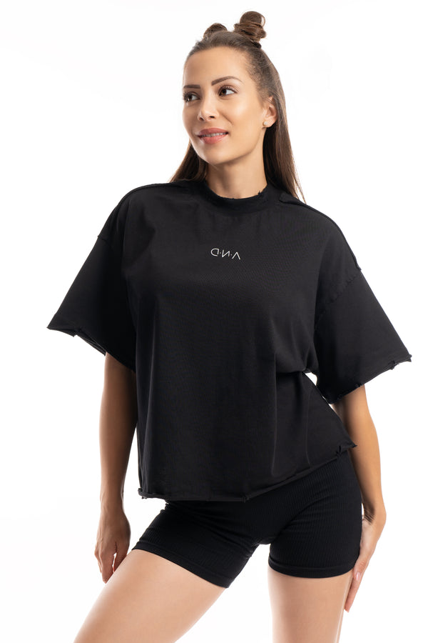 DNA Unisex Oversize Crop Tričko DNA